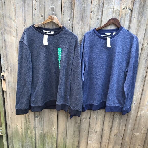 LOT OF 2 BNWT Calvin Klein Sweaters XL - Picture 4 of 5